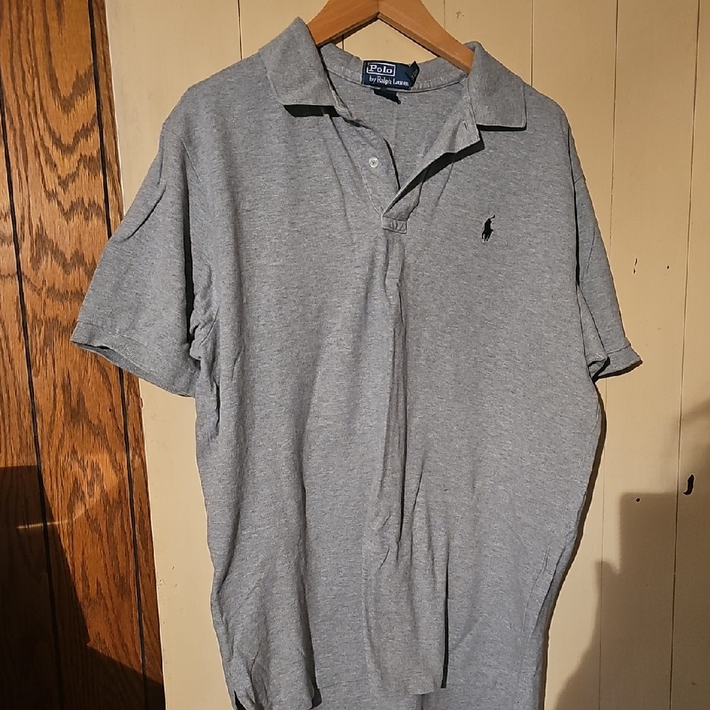 Polo by Ralph Lauren Classic Gray Polo Shirt